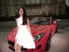 Lana del Rey con el Jaguar F-Type