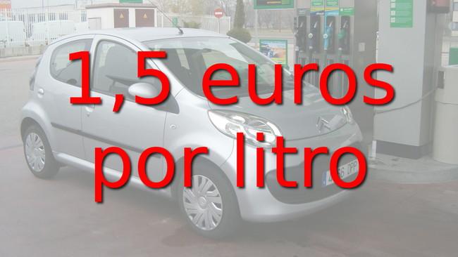 1,5 euros por litro