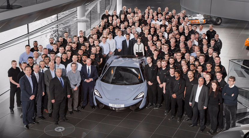 McLaren 10.000 unidades
