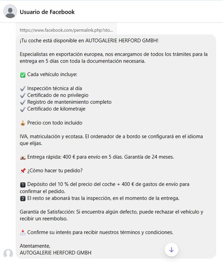 Condiciones Estafa